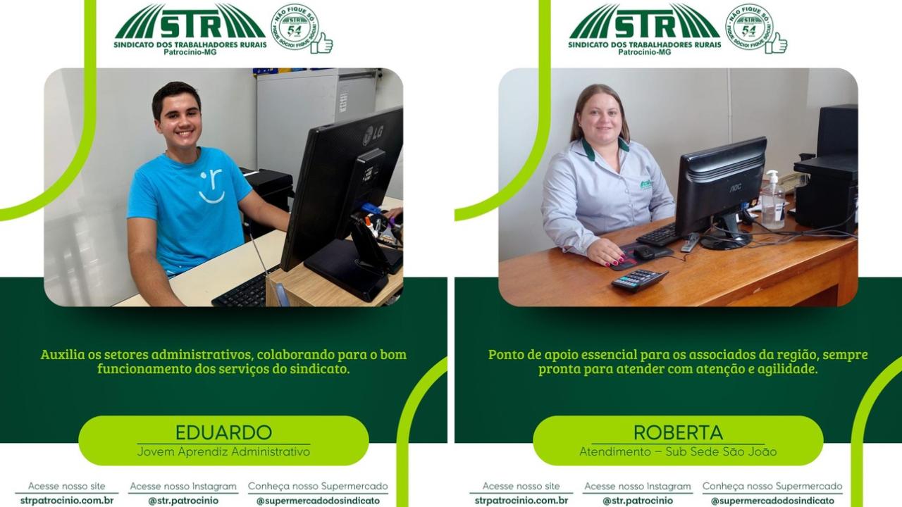 Imagem de dois funcionarios